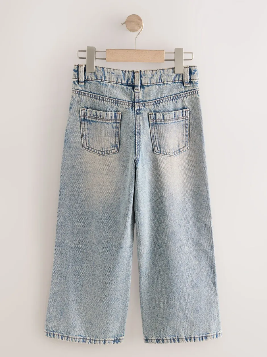 Jeans*Next Denim - Fray Seam Jeans met wijde pijpen (3-16jr)