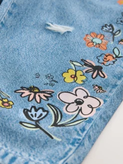 Jeans En Joggingbroeken|Jeans|Next Denim - Jeans met bloemenprint (3mnd-7jr)