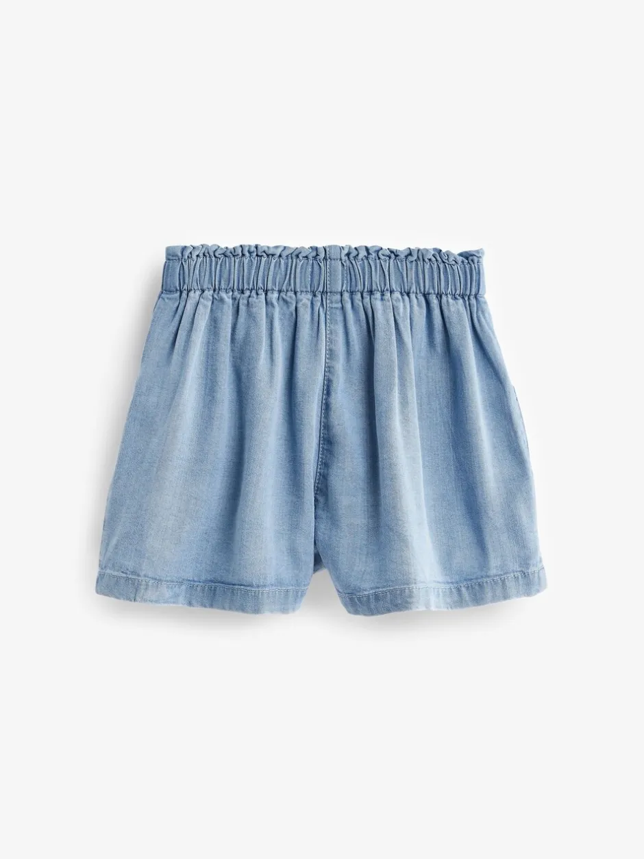 Shorts|Shorts En Rokken|Next - Short met knopen (3 mnd-7 jr) Denim