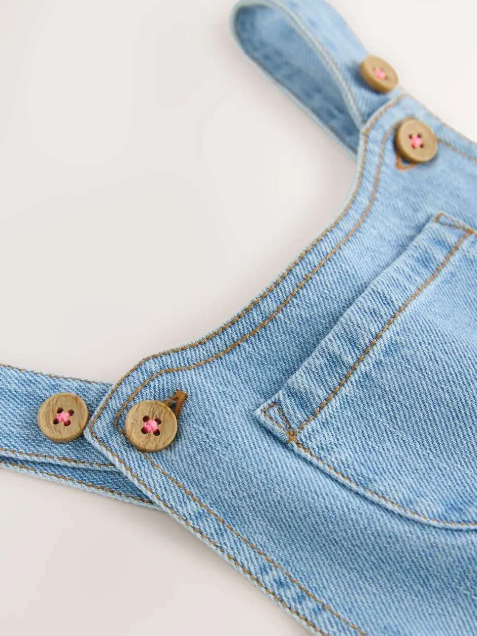 Tuinbroeken|Next Denim - Tuinbroek met lange pijpen (3mnd-8jr)