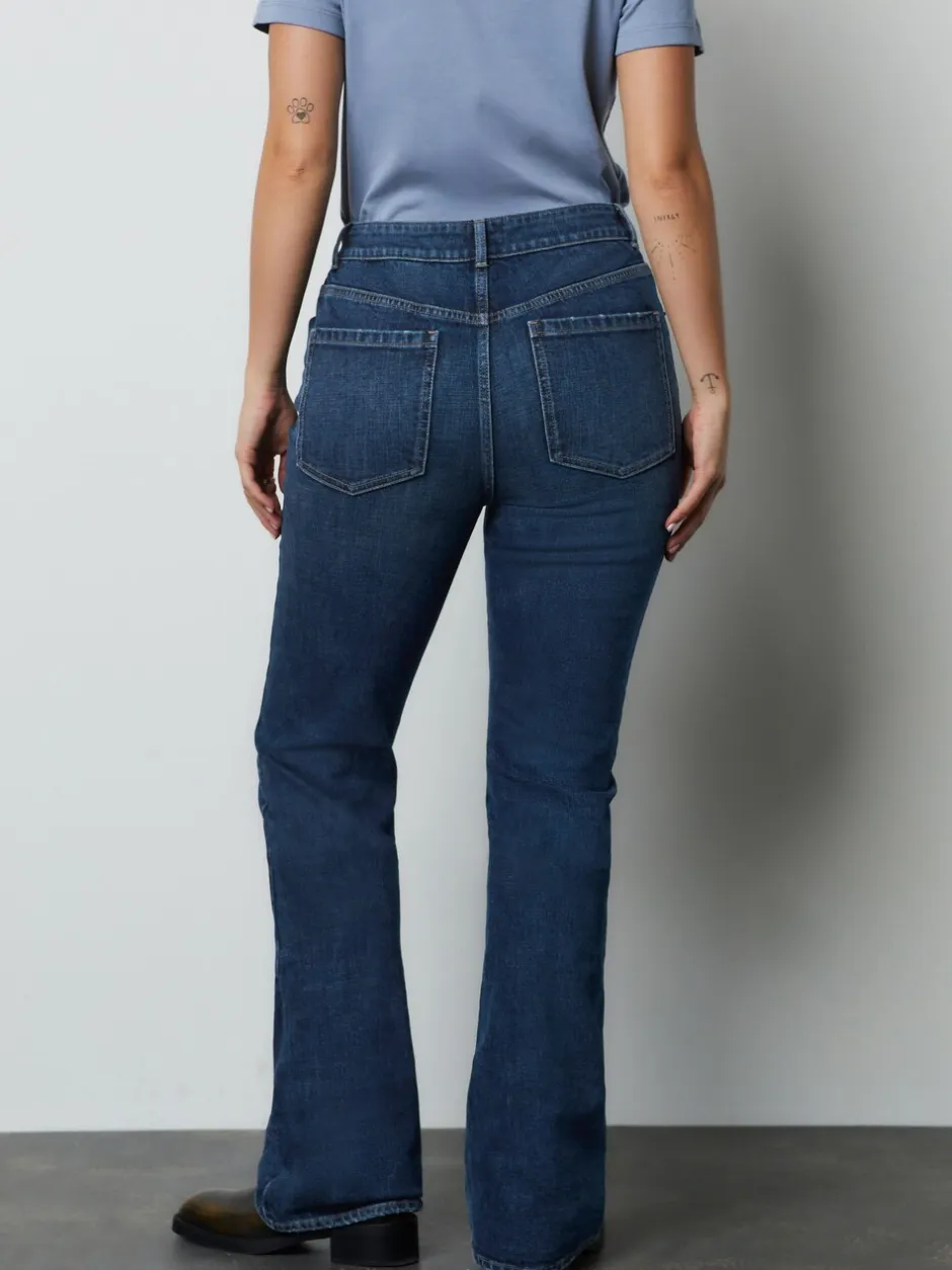 Jeans*Next - Mid Rise Authentic Bootcut Jeans Denim donkerblauw