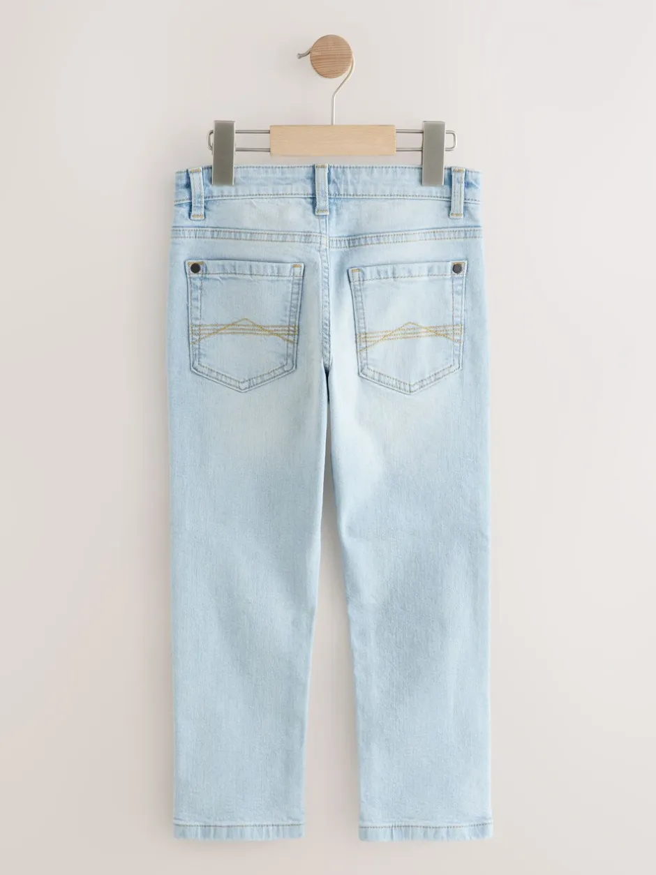Jeans*Next - Stretchjeans 2 stuks (3-17jr) Denim Donkerblauw/Bleek