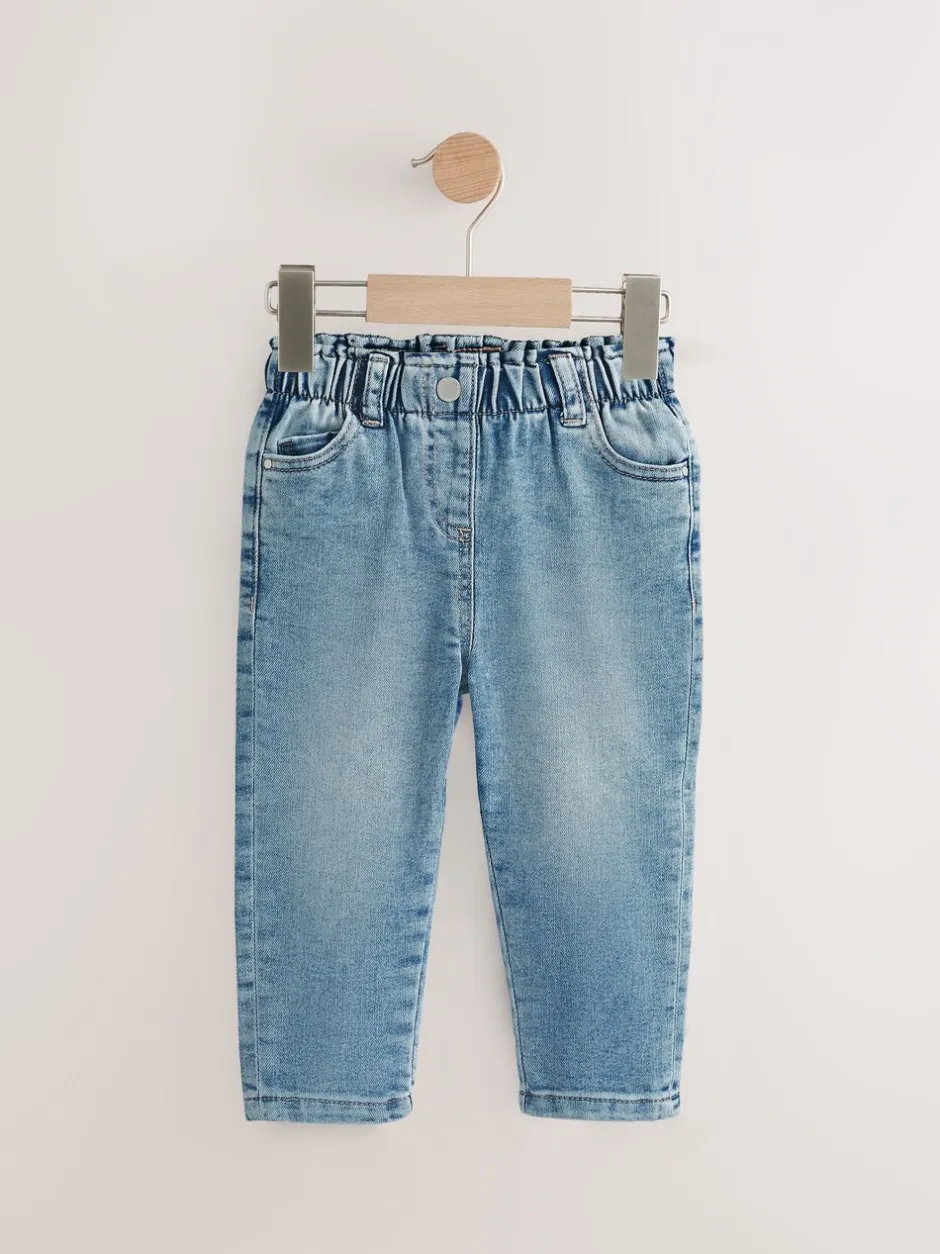Jeans En Joggingbroeken|Jeans|Next - Mom jeans (3 mnd-7 jr) Denim met halve wassing