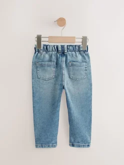 Jeans En Joggingbroeken|Jeans|Next - Mom jeans (3 mnd-7 jr) Denim met halve wassing