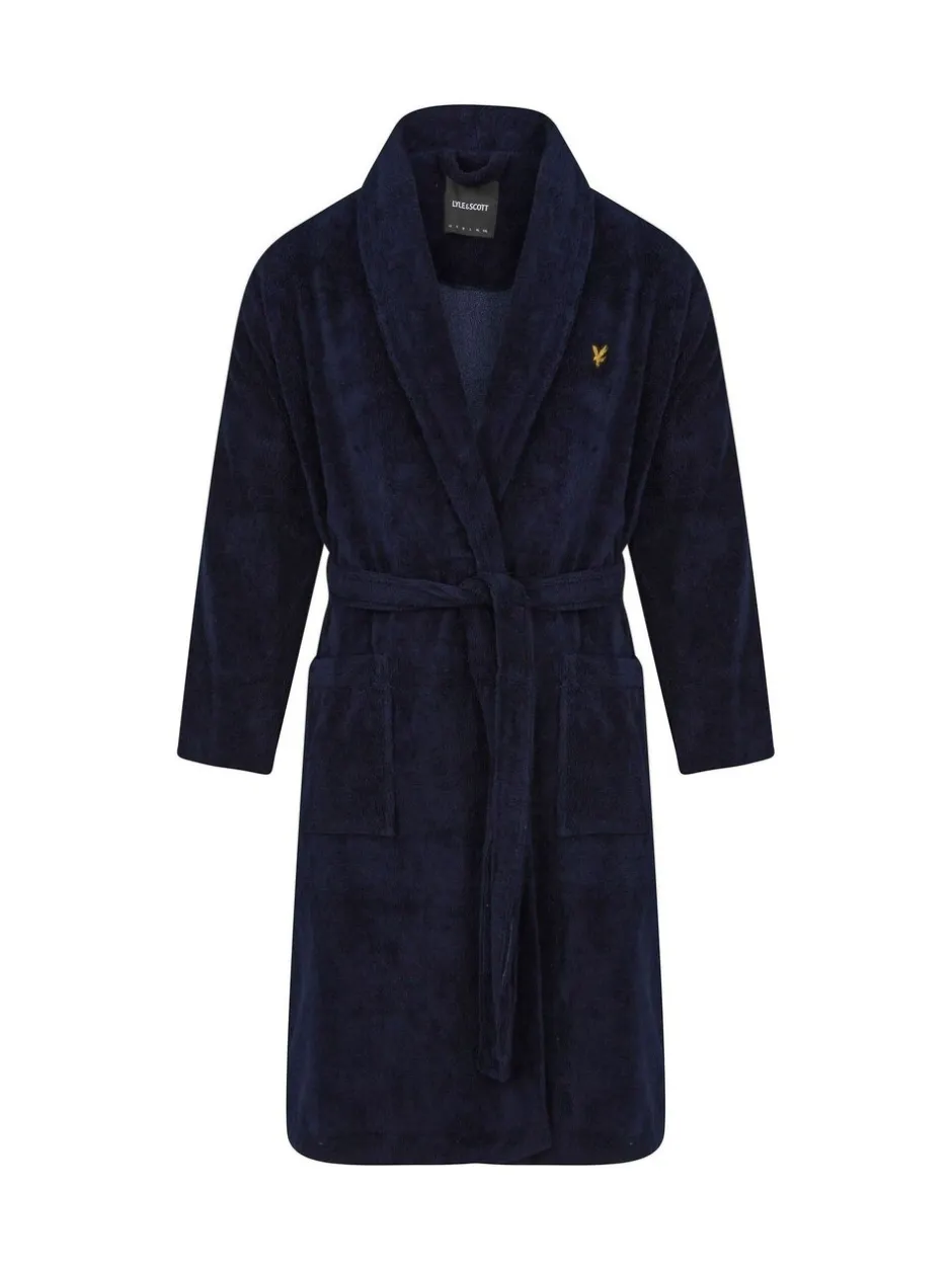 Kamerjassen En Badjassen*Lyle & Scott Denimblauw - kamerjas