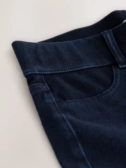 Leggings En Joggingbroeken*Next - Check Jersey Bootcut Leggings Denim-wassing