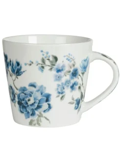 Mokken En Koppen|Designer's Guild Designers Guild Set of 4 Kyoto Flower Mugs