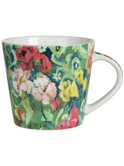 Mokken En Koppen|Designer's Guild Designers Guild Set of 4 Tapestry Flower Mugs