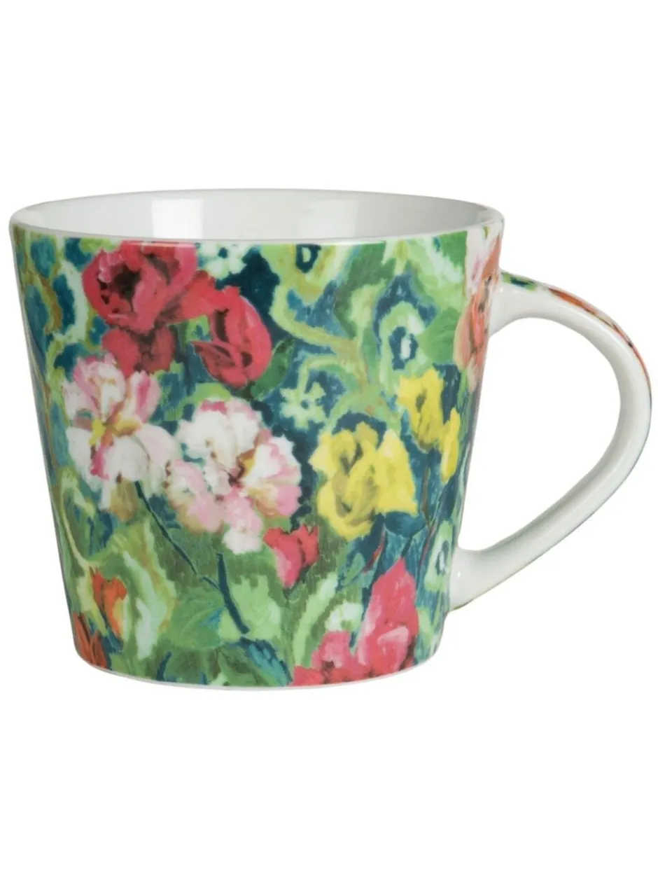 Mokken En Koppen|Designer's Guild Designers Guild Set of 4 Tapestry Flower Mugs