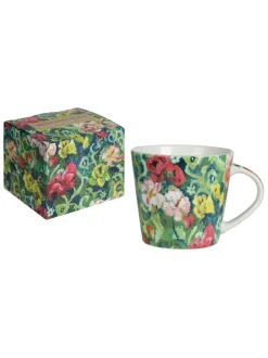 Mokken En Koppen|Designer's Guild Designers Guild Set of 4 Tapestry Flower Mugs