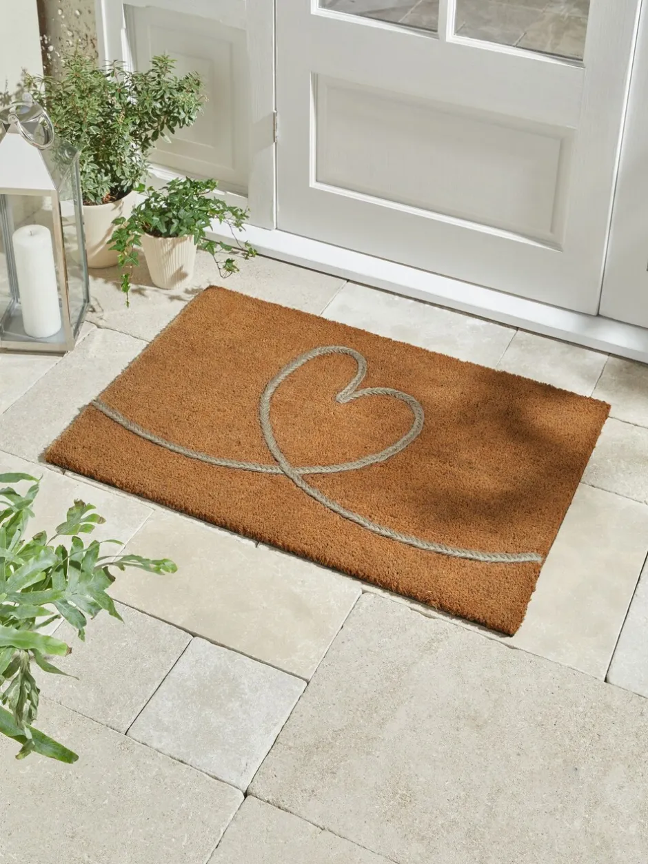 Deurmatten|Vloerkleden En Lopers*Next Deurmat met gevlochten hart
