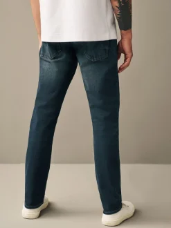 Jeans|Next Diepblauw - Slim Fit - Authentieke stretch denim jeans
