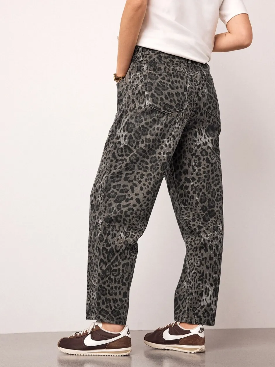 Jeans|Moederschap|Next - Maternity Barrel Denim Jeans Dierenprint