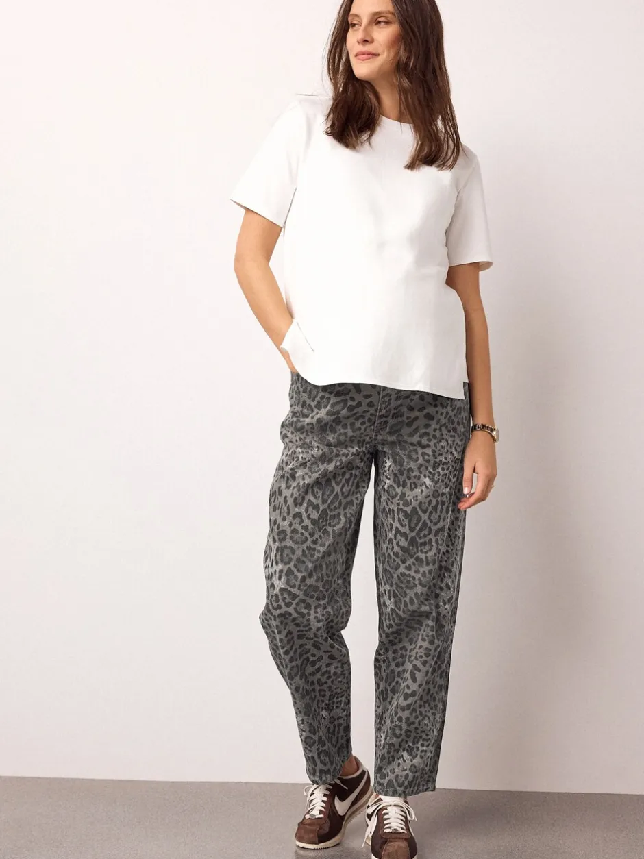 Jeans|Moederschap|Next - Maternity Barrel Denim Jeans Dierenprint