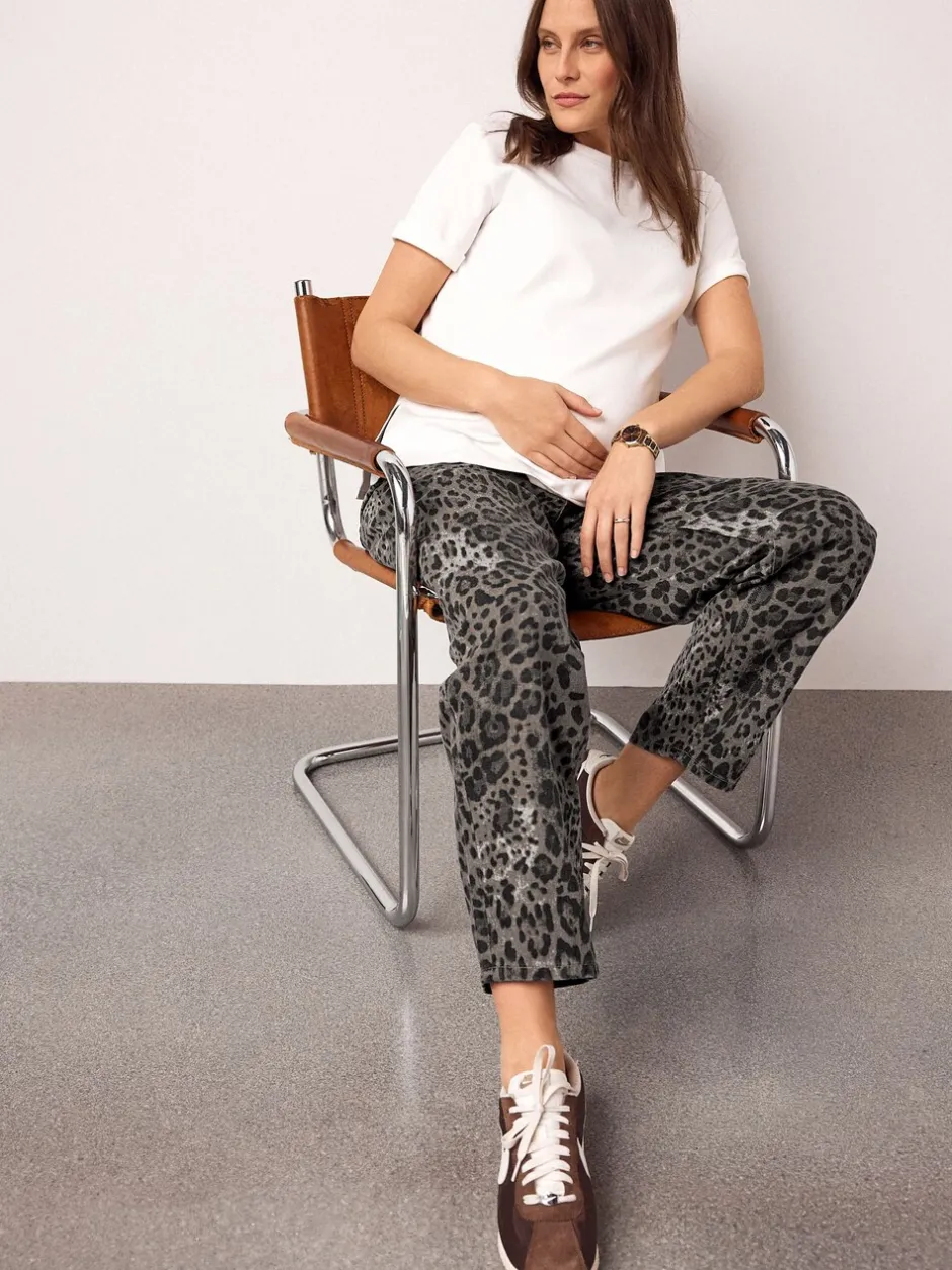 Jeans|Moederschap|Next - Maternity Barrel Denim Jeans Dierenprint