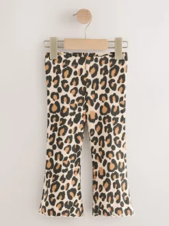Broeken En Leggings*Next - Set van 5 flared leggings (3mnd-7jr) Dierenprint