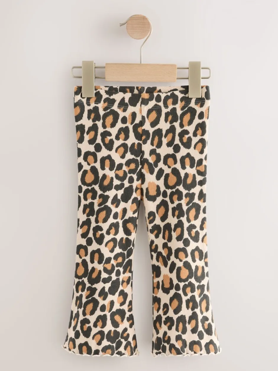 Broeken En Leggings*Next - Set van 5 flared leggings (3mnd-7jr) Dierenprint