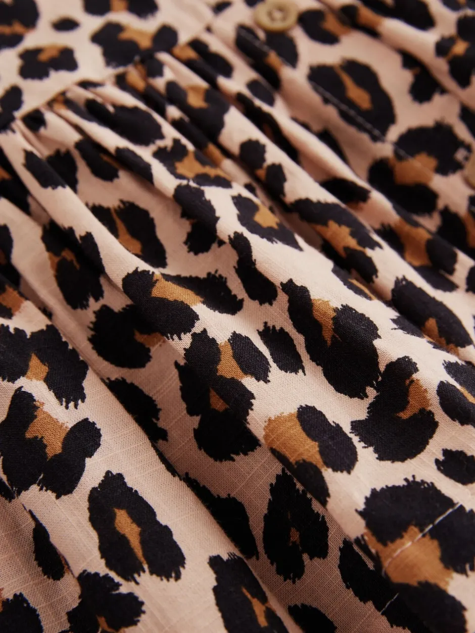Jurken|Jurken|Next - Short Sleeve Cotton Dress (3mths-8yrs) Dierenprint
