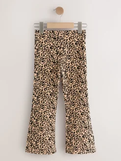 Broeken En Leggings|Next - Uitlopende legging (3-16jr) Dierenprint/Rood