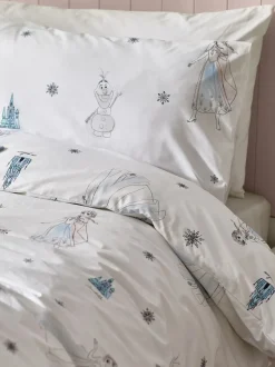 Beddengoedsets En Dekbedovertrekken|Next Disney Frozen dekbedovertrek- en kussensloopset van 100% katoen