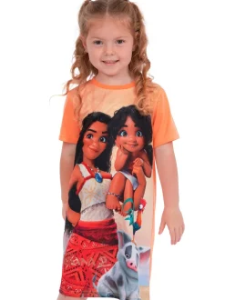 Nachtponnen*Character Disney Moana en Simea nachtjapon met personage print 2