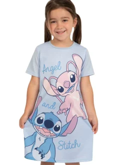 Nachtponnen|Character Disney nachthemd met Lilo and Stitch-figuurtje