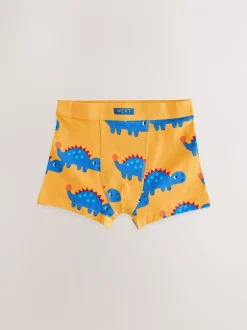 Ondergoed*Next Diverse kleuren met dinosaurusprint - Set van 7 boxershorts met zachte tailleband (1,5-10 jr)
