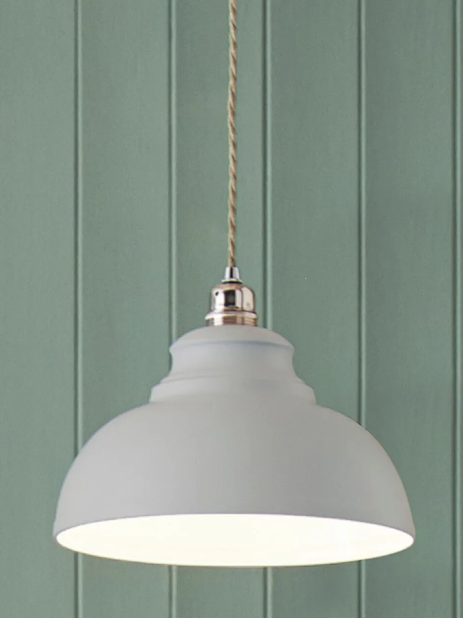 Lampenkappen|Verlichting|Next Dixon Easy-fit hanglamp Grijs