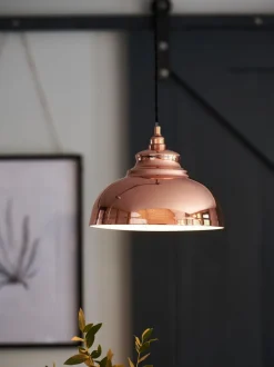 Lampenkappen|Verlichting*Next Dixon Easy-fit hanglamp Koper