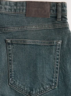 Jeans|Next - Bootcut - Vintage wash denim jeans Donker getint