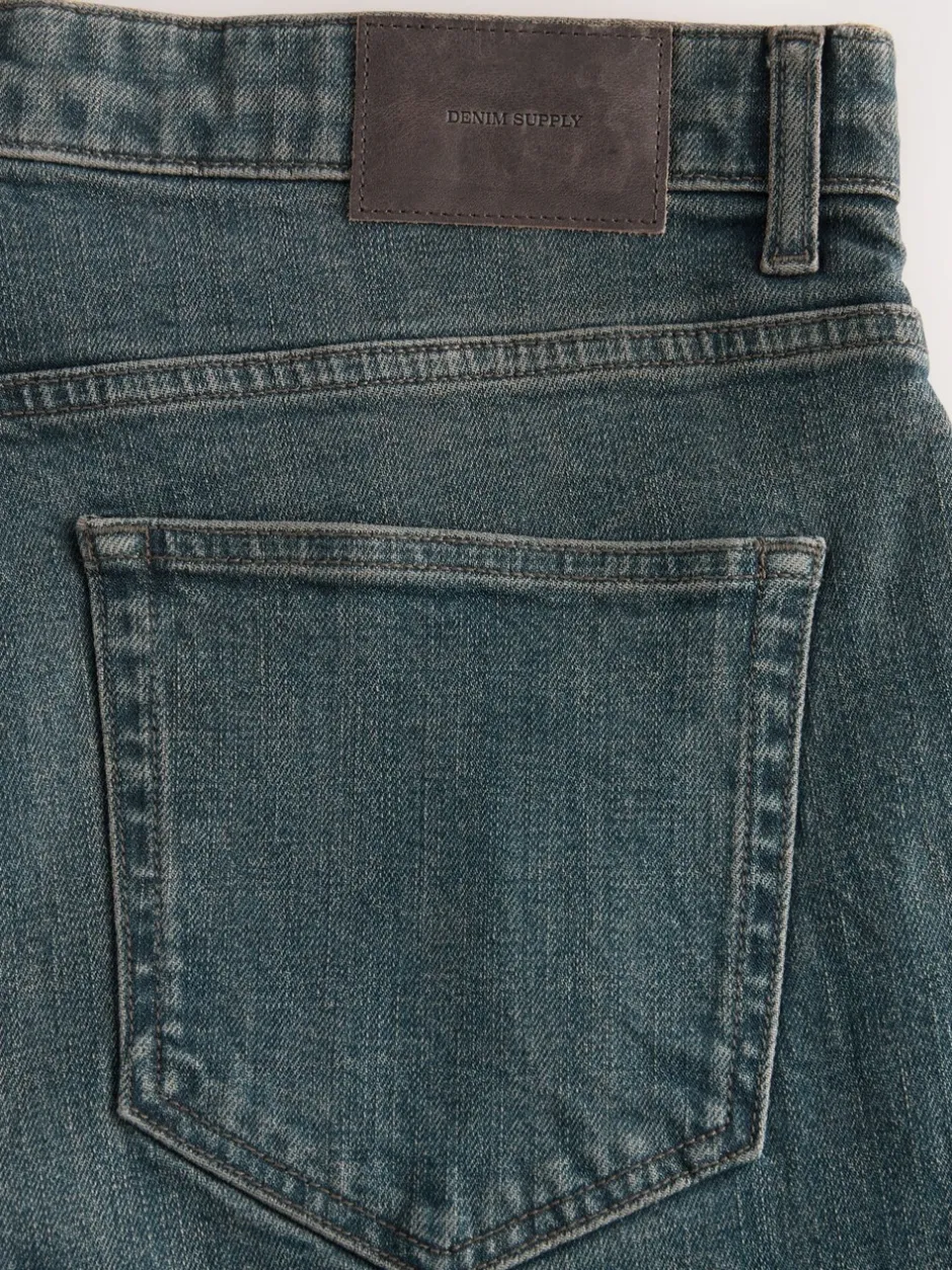 Jeans|Next - Bootcut - Vintage wash denim jeans Donker getint