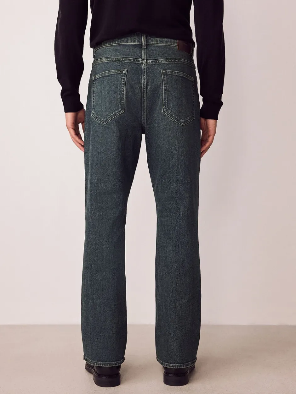Jeans|Next - Bootcut - Vintage wash denim jeans Donker getint
