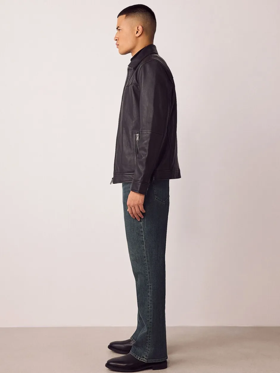 Jeans|Next - Bootcut - Vintage wash denim jeans Donker getint