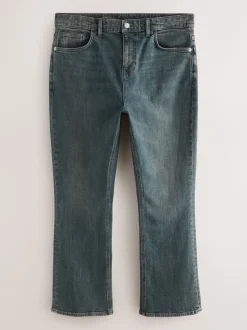 Jeans|Next - Bootcut - Vintage wash denim jeans Donker getint
