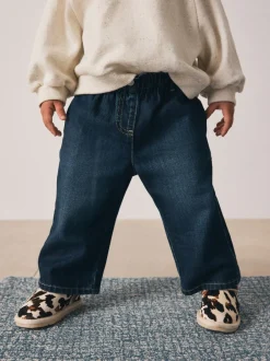Jeans En Joggingbroeken|Jeans|Next - Jeans met wijde pijpen (3 mnd-7 jr) Donker gewassen denim
