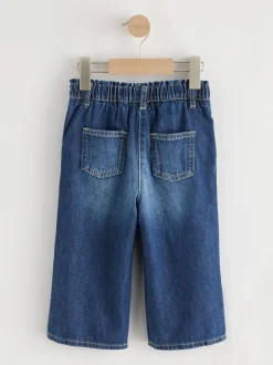 Jeans En Joggingbroeken|Jeans|Next - Jeans met wijde pijpen (3 mnd-7 jr) Donker gewassen denim
