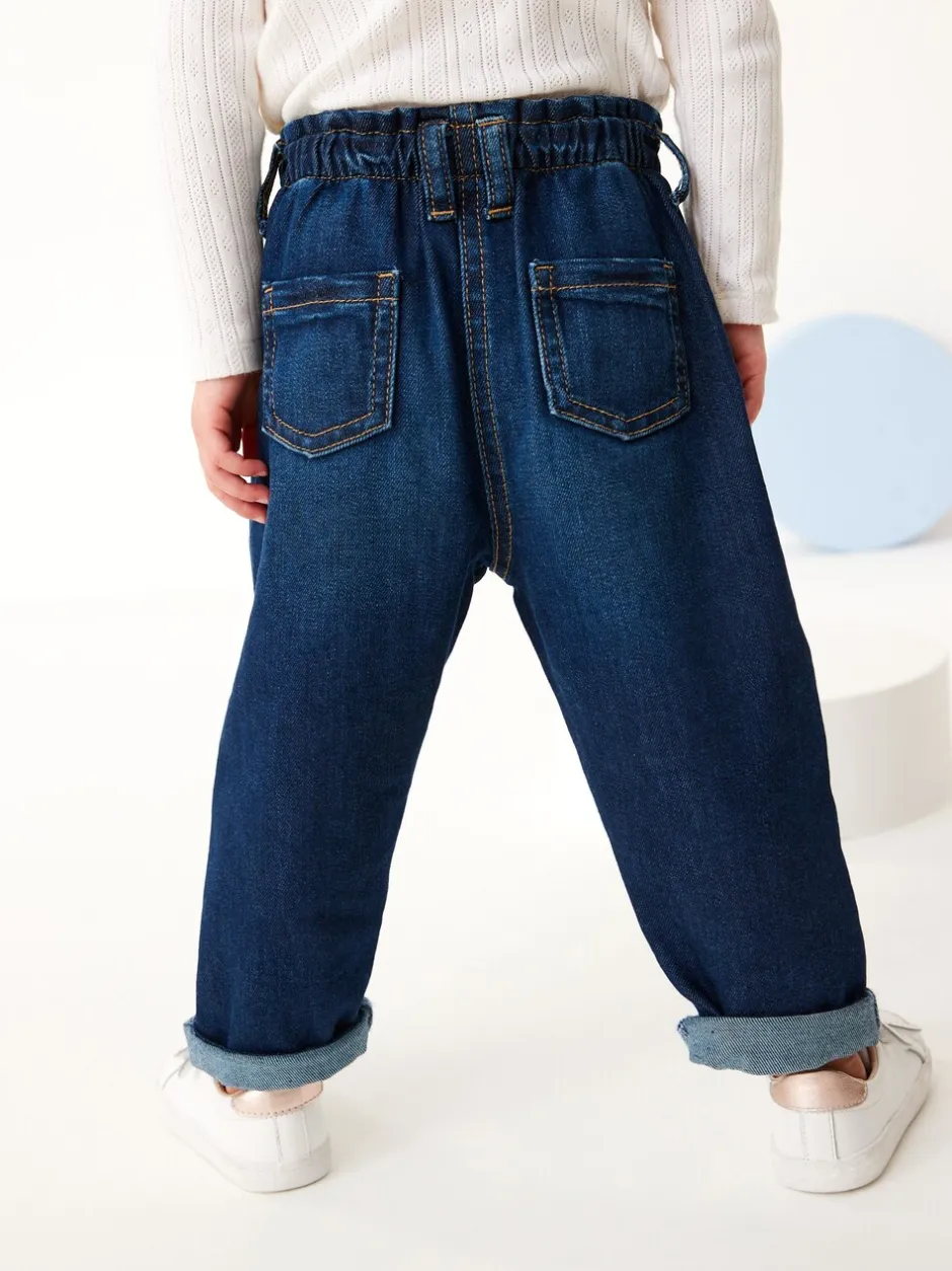 Jeans En Joggingbroeken|Jeans|Next - Mom jeans (3 mnd-7 jr) Donker gewassen denim