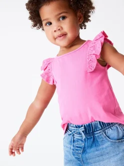 Shorts|Shorts En Rokken*Next Donker gewassen denim - Short met elastische taille (3 mnd- 10 jr)