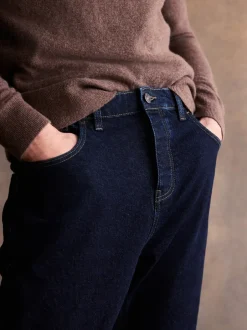 Jeans|Next - Bootcut - Vintage wash denim jeans Donker indigo met wassing