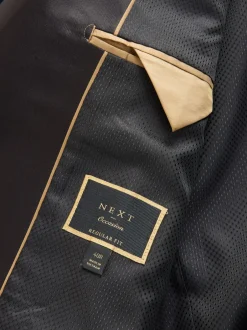 Smokings En Feestkleding|Pakken|Next - Normale Pasvorm - Fluwelen blazer Donker marineblauw