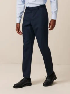 Formele Broek*Next - 2 Modieuze broeken zonder bandplooi Donkerblauw