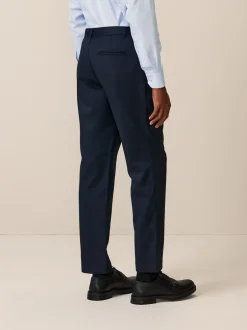 Formele Broek*Next - 2 Modieuze broeken zonder bandplooi Donkerblauw