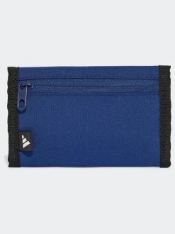Portemonnees*adidas - portemonnee met lineair logo Donkerblauw