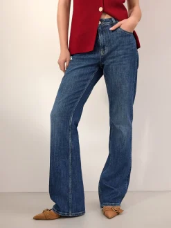 Jeans|Next - Authentieke jeans met bootcut Donkerblauw