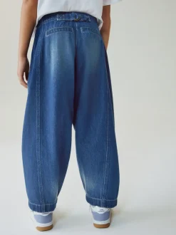 Jeans|Next Donkerblauw - Barrel jeans (3-16jaar)