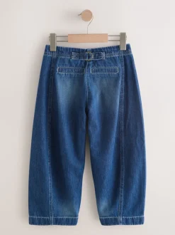 Jeans|Next Donkerblauw - Barrel jeans (3-16jaar)