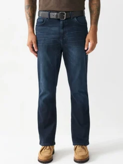 Jeans*Next - Bootcut - Authentic jeans met riem Donkerblauw