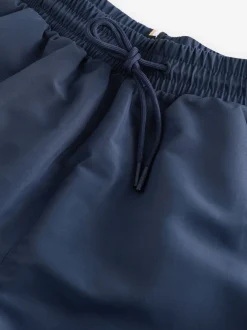Badkleding|BOSS Donkerblauw - Starfish sneldrogende zwembroek