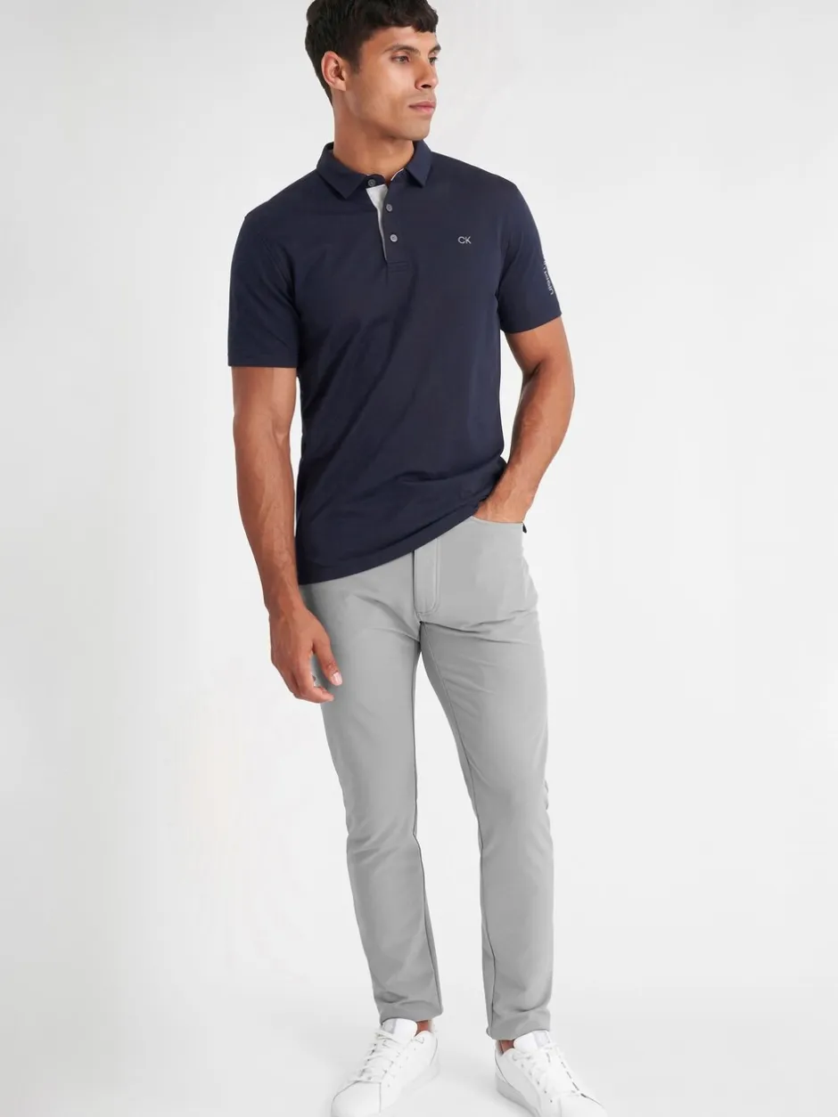 Poloshirts*Calvin Klein Golf Donkerblauw - Uni poloshirt