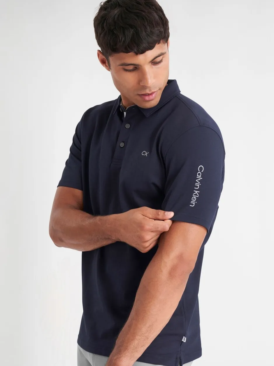 Poloshirts*Calvin Klein Golf Donkerblauw - Uni poloshirt